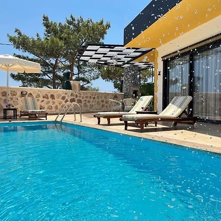 Kalkan Merkez'de Salincakli, Ferah Villa-awz174 * Kaş